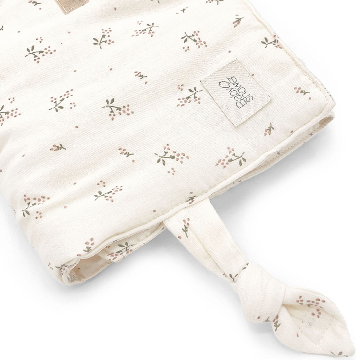 Babyshower - Tapis à langer nomade Knot Roseberry