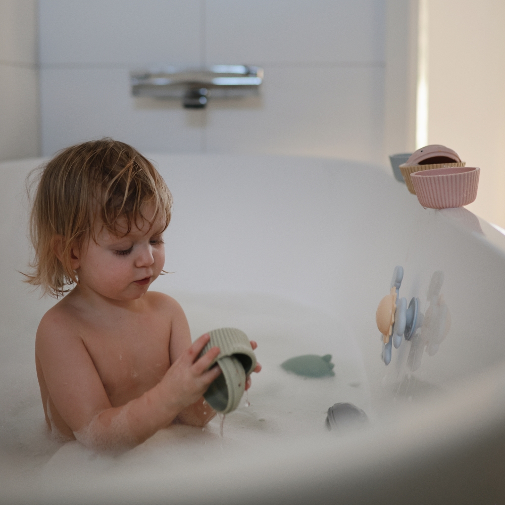 Lot de 4 jouets de bain Cupcake Mix and Max (Mushie) - Image 4