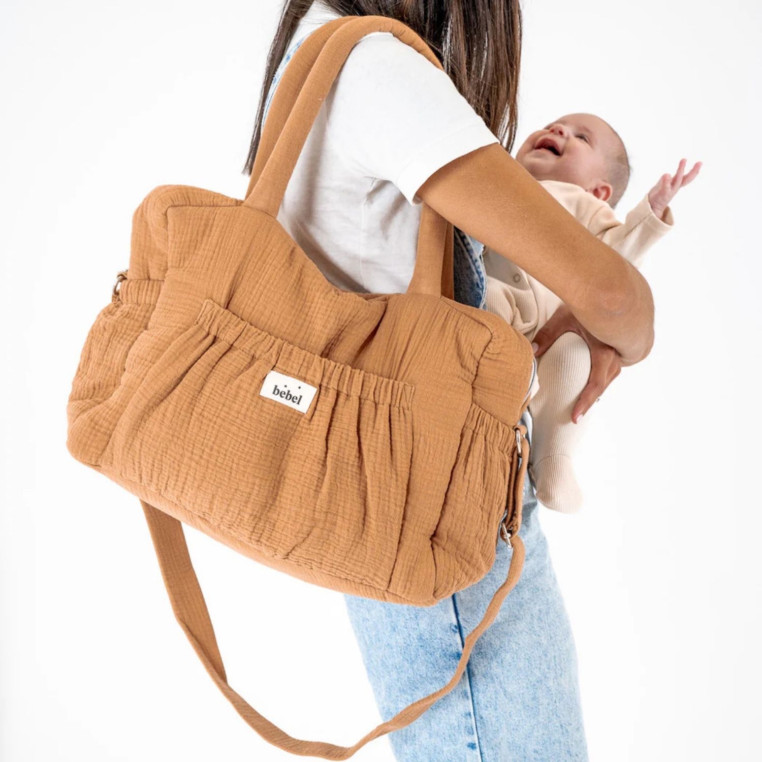 Sac à langer Comme un bonbon camel (BEBEL) - Image 2