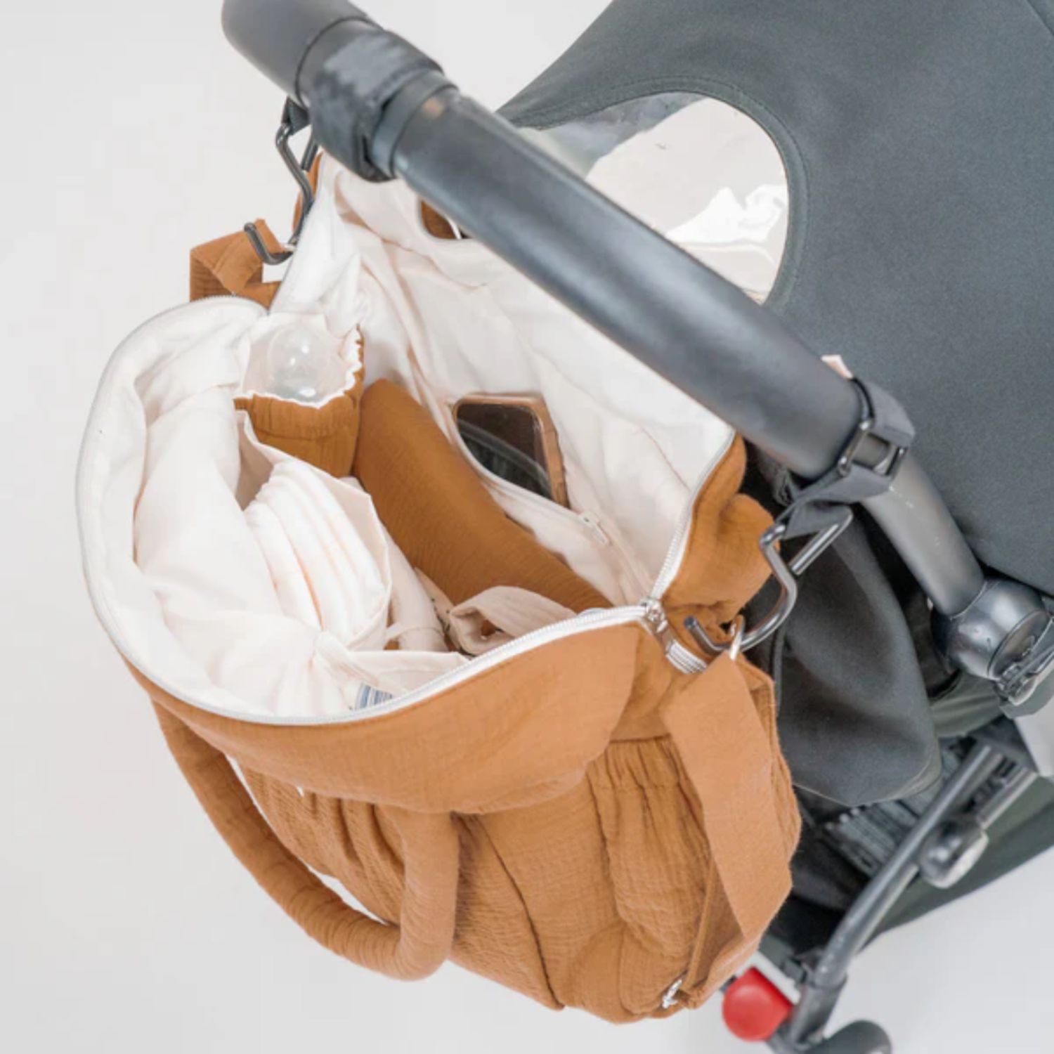 Sac à langer Comme un bonbon camel (BEBEL) - Image 3