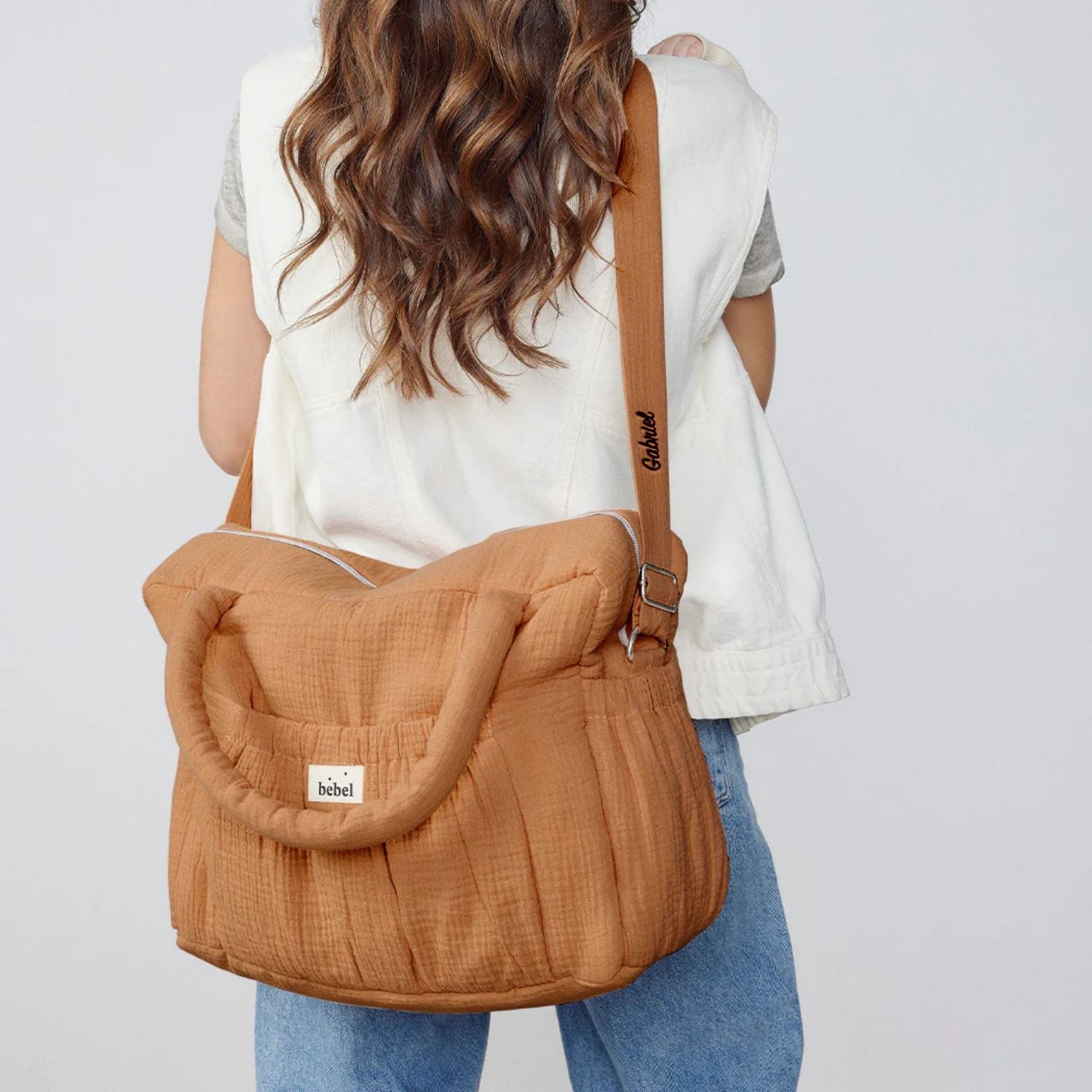 Sac à langer Comme un bonbon camel (BEBEL) - Image 4