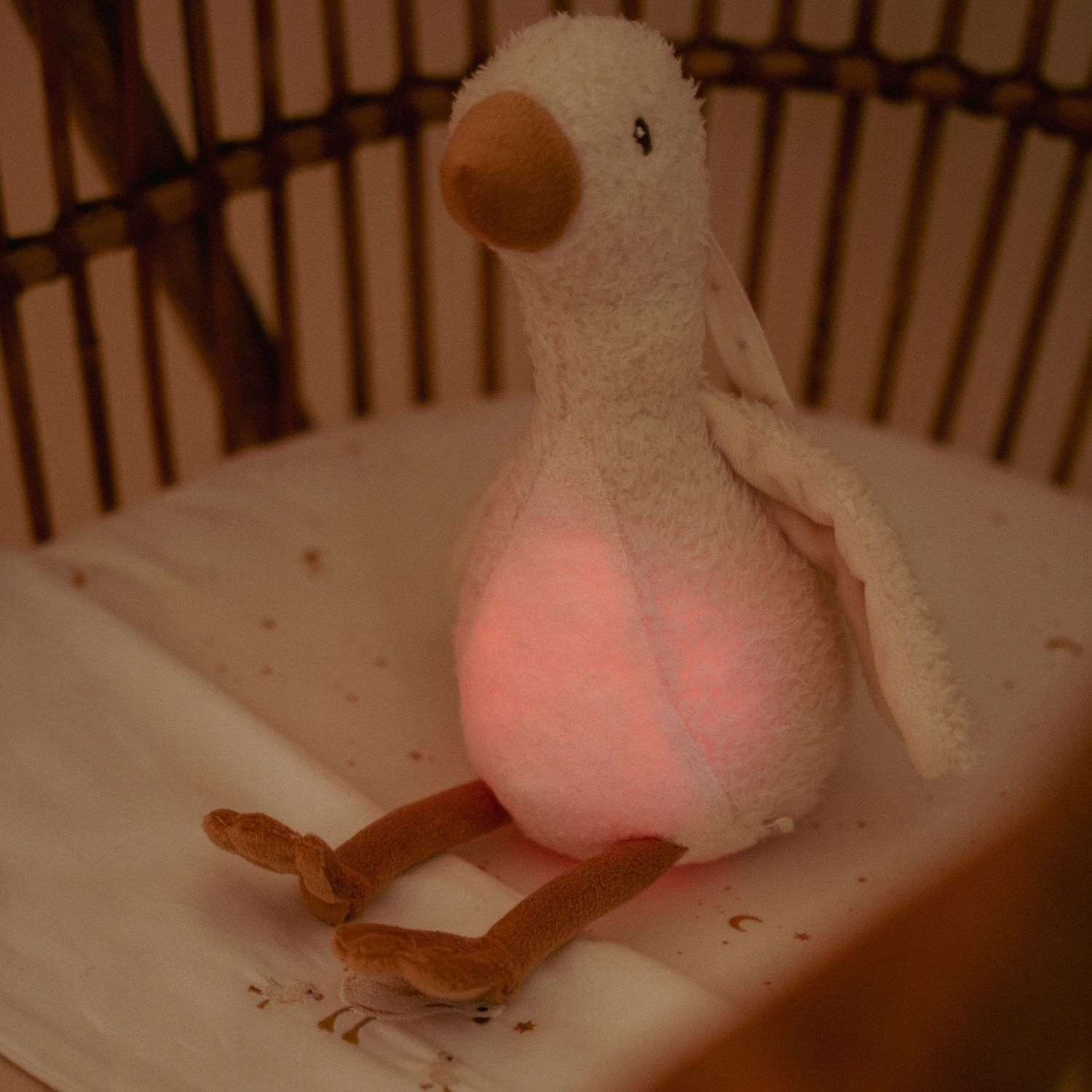 Peluche musicale et lumineuse Oie Newborn (Little Dutch) - Image 3