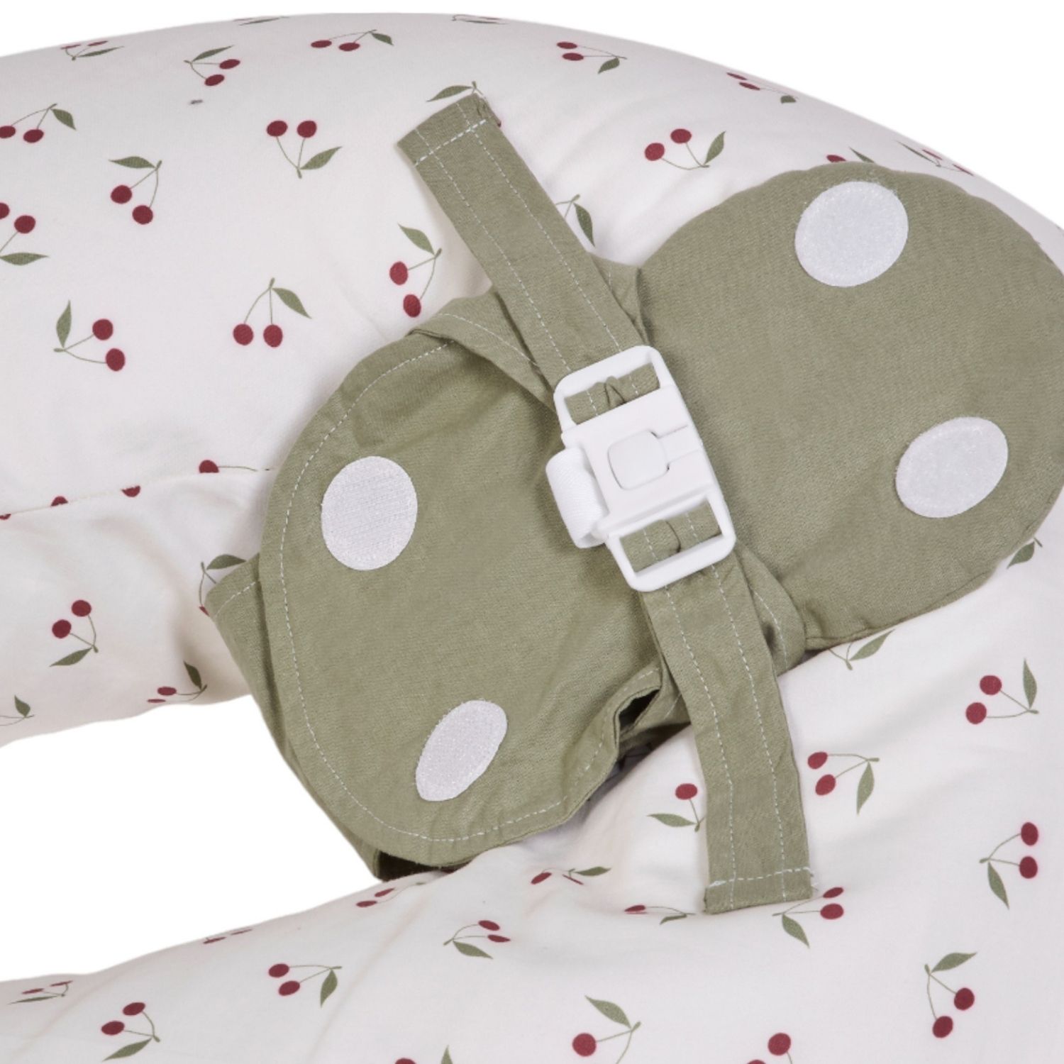Coussin de grossesse Multirelax en coton cerises (Candide) - Image 7