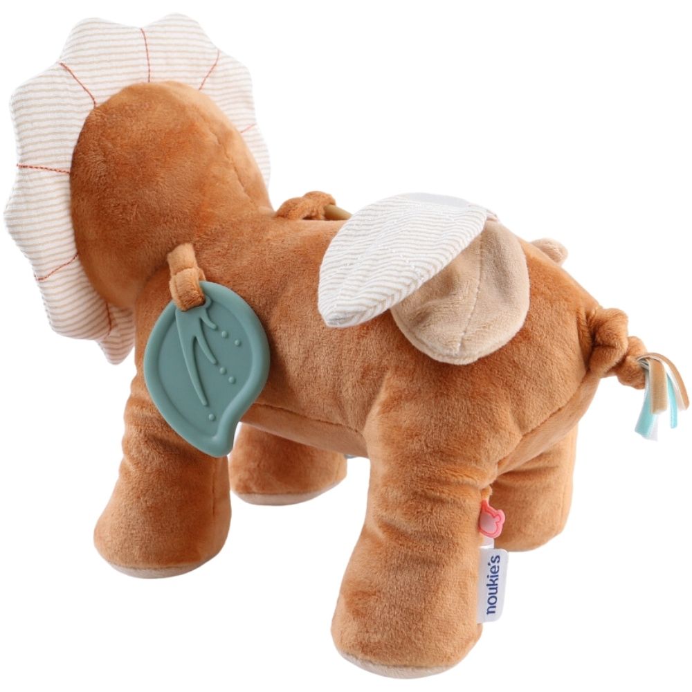 Peluche d'activités Babou en veloudoux caramel (26 cm) (Noukie's) - Image 3