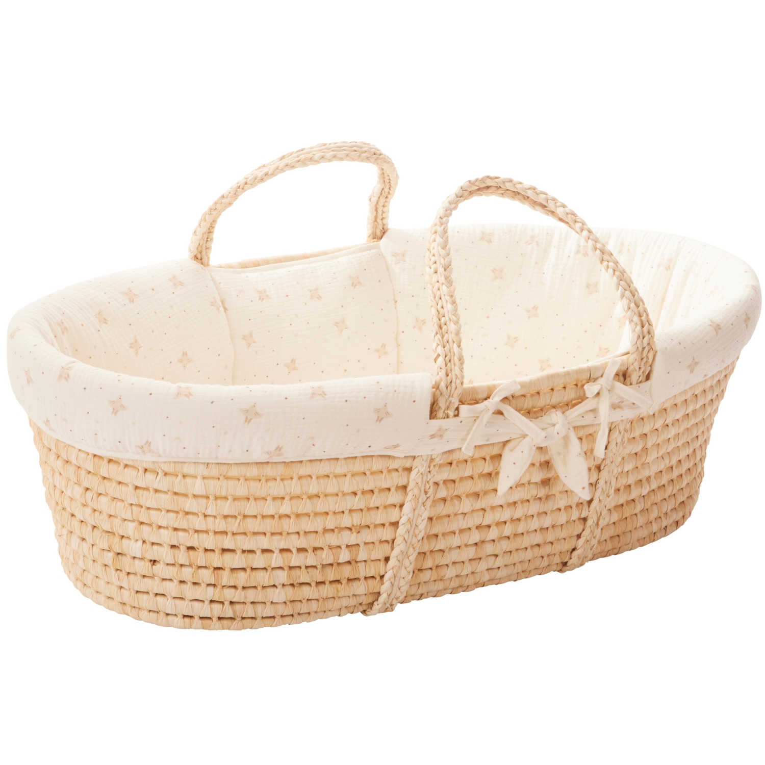 Couffin souple en osier Douce hirondelle écru (Combelle) - Couverture