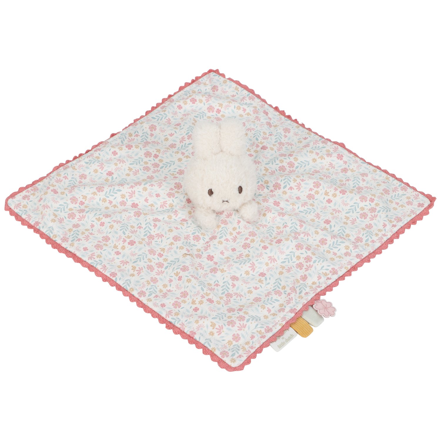 Doudou carré Miffy Lucky Blossom (Little Dutch) - Image 1