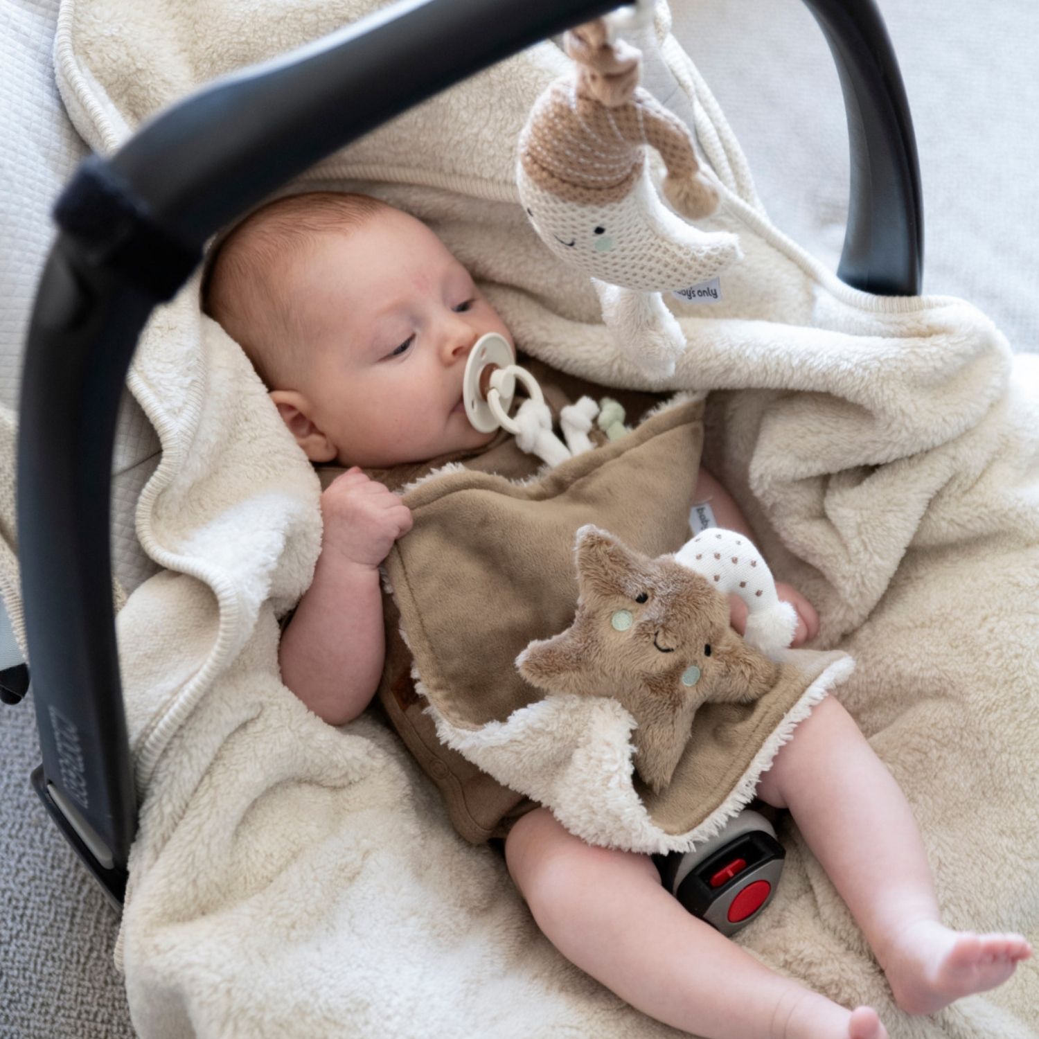 Doudou attache sucette Heaven Clay-Warm Linen (Baby's Only) - Image 5