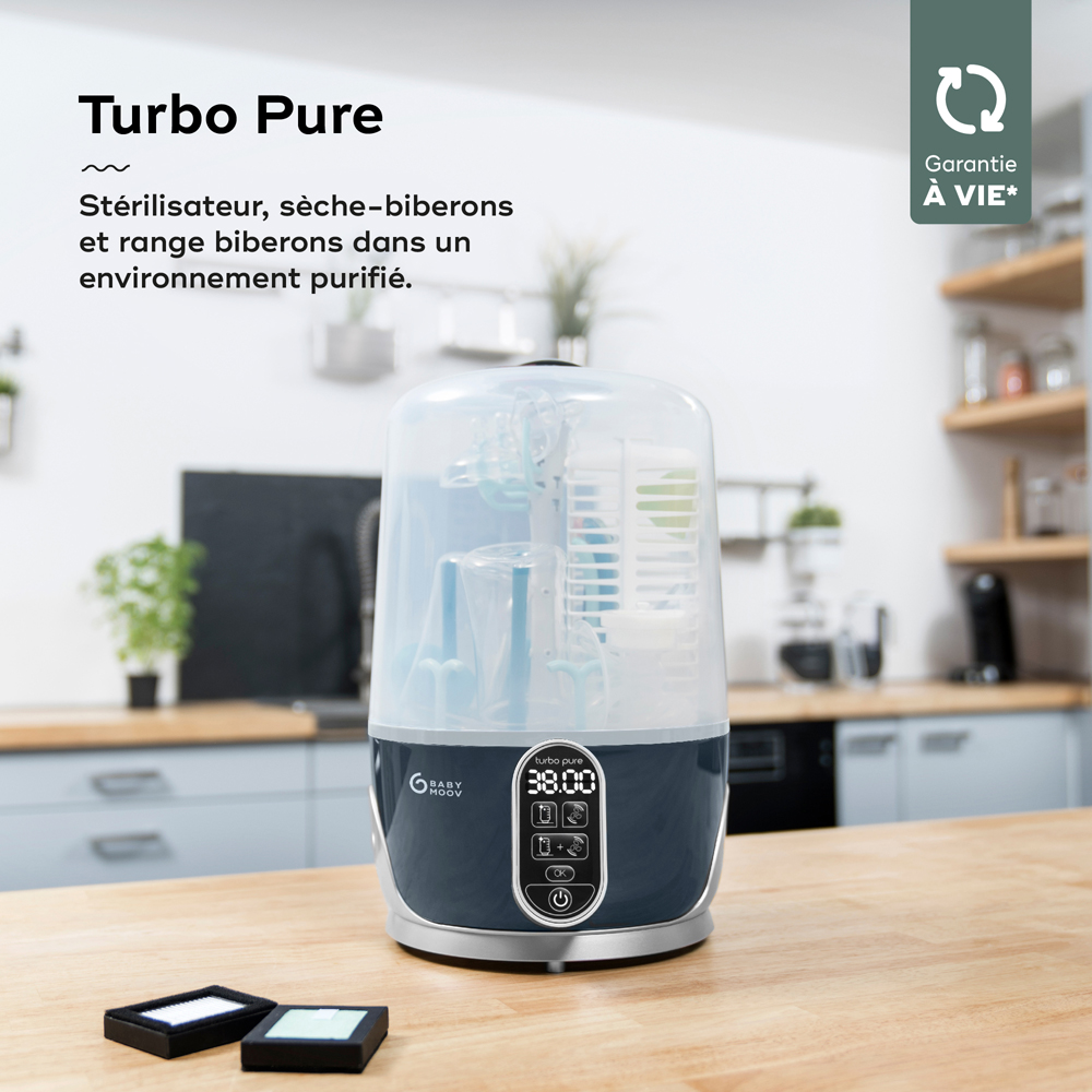 Stérilisateur sèche biberon électrique Turbo Pure (Babymoov) - Image 2