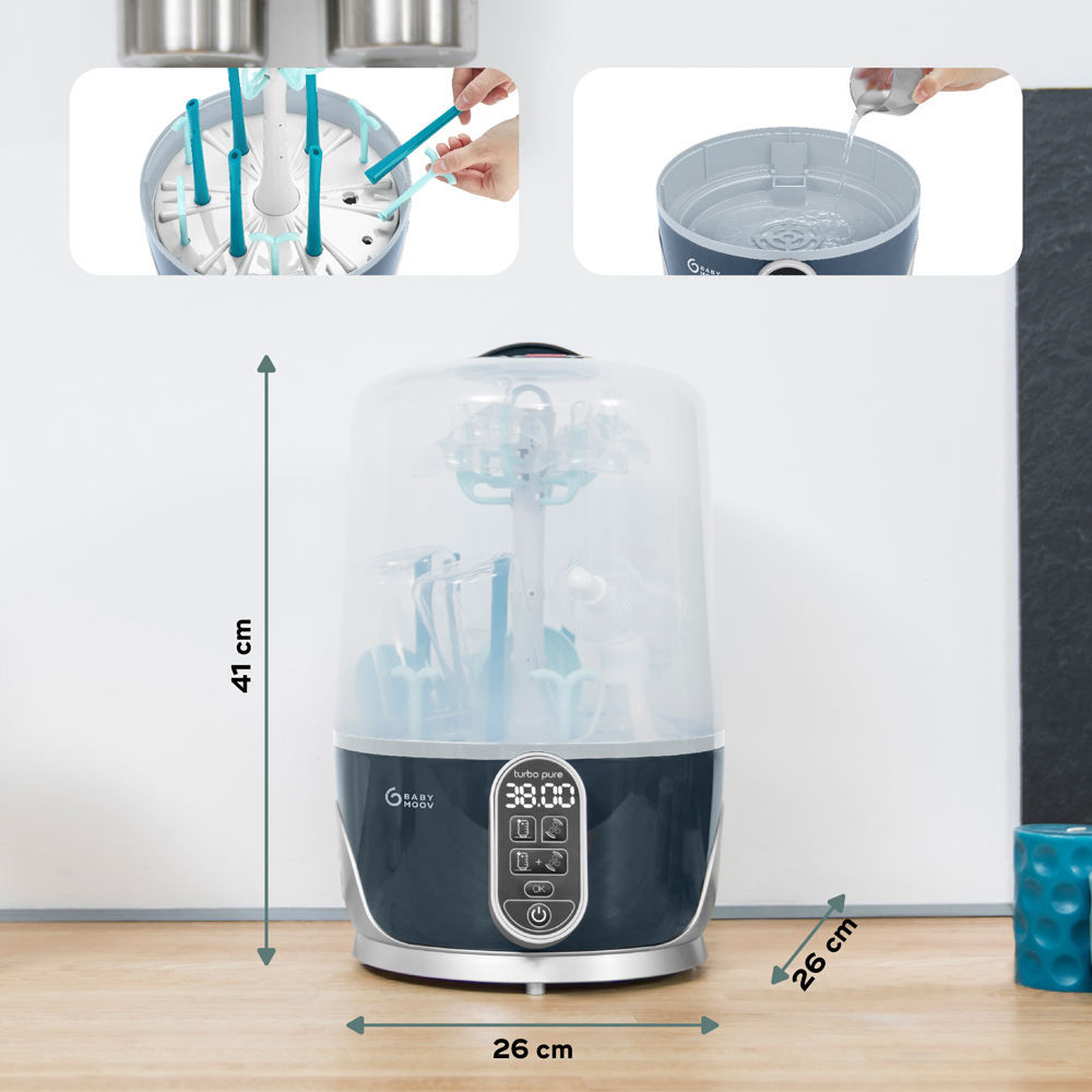 Stérilisateur sèche biberon électrique Turbo Pure (Babymoov) - Image 3