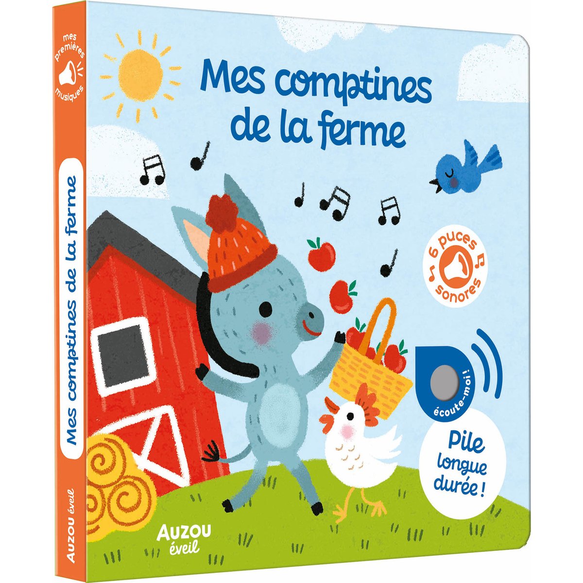 Auzou Editions - Livre Mes comptines de la ferme Mes premiers sonores