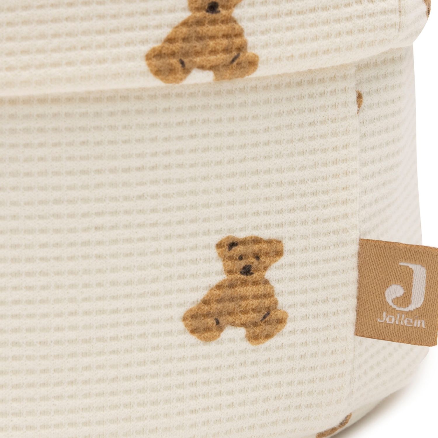 Panier de rangement Little Waffle Mini Teddy Bear (14 x 18 cm) (Jollein) - Image 4