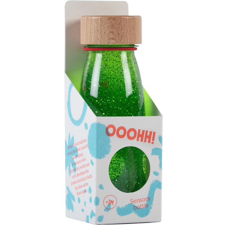 Bouteille sensorielle Float Vert (Petit Boum) - Image 2