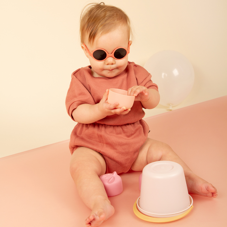 Lunettes de soleil Diabola Pamplemousse (0-12 mois) (KI et LA) - Image 1