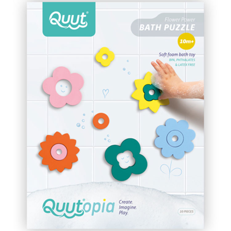 Puzzle de bain fleur Flower Power