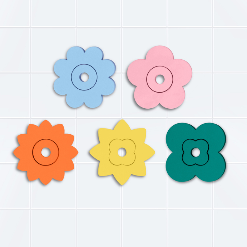 Puzzle de bain fleur Flower Power (Quut) - Image 6