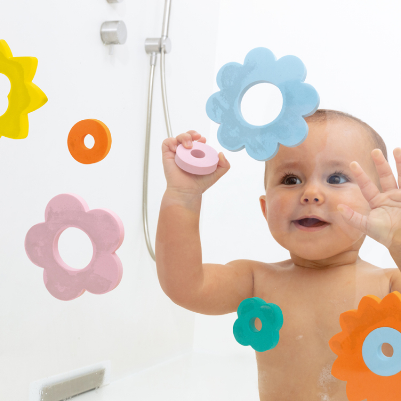 Puzzle de bain fleur Flower Power (Quut) - Image 3