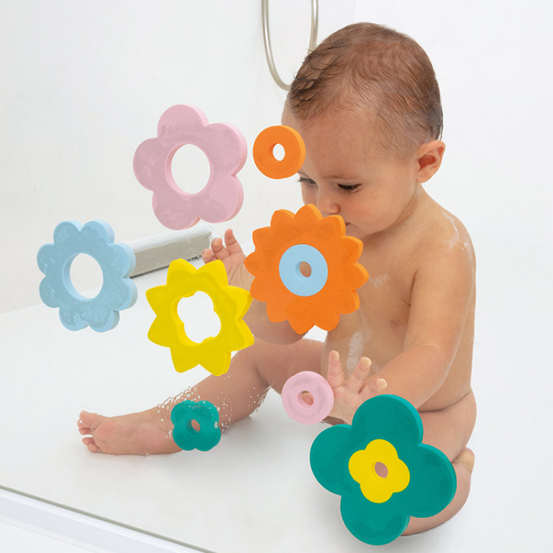 Puzzle de bain fleur Flower Power (Quut) - Image 5