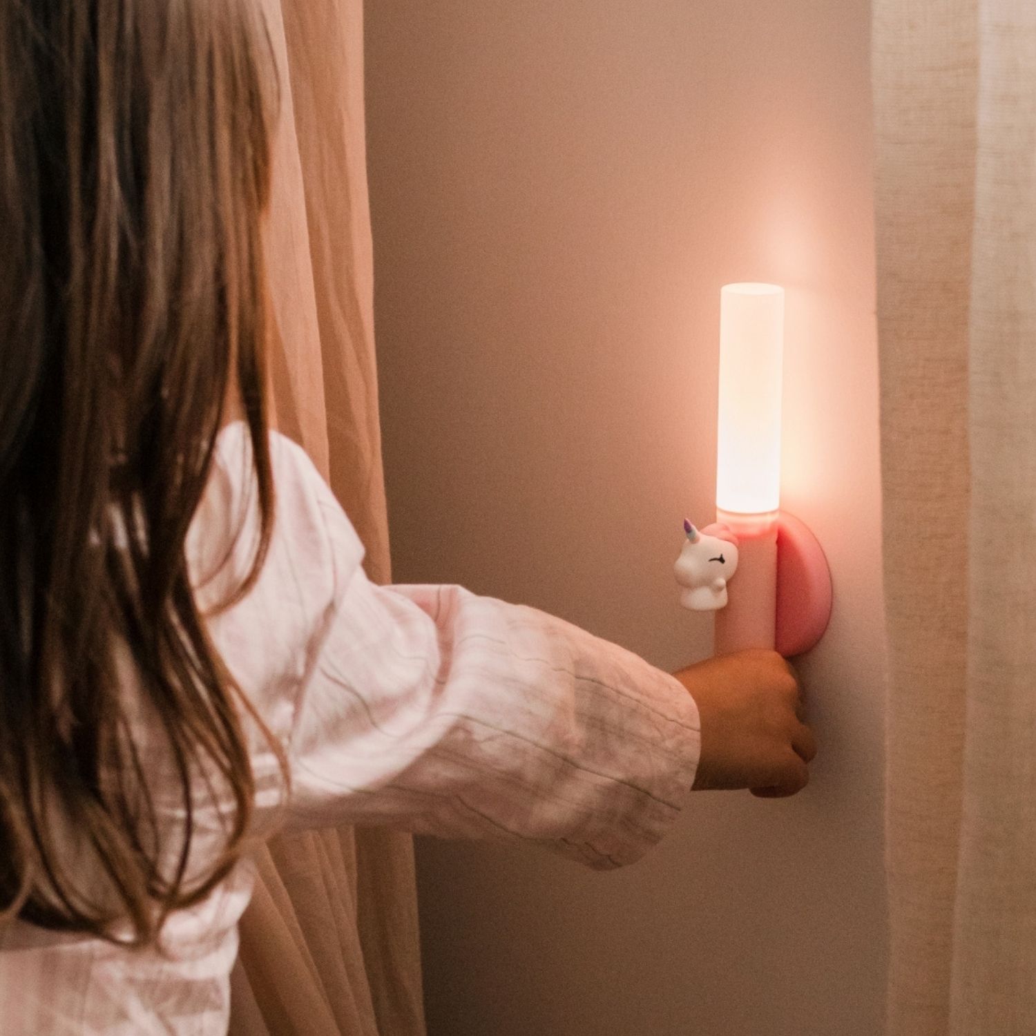 The Zoofamily - Lampe nomade 3 en 1 Zoo Light Unicorn