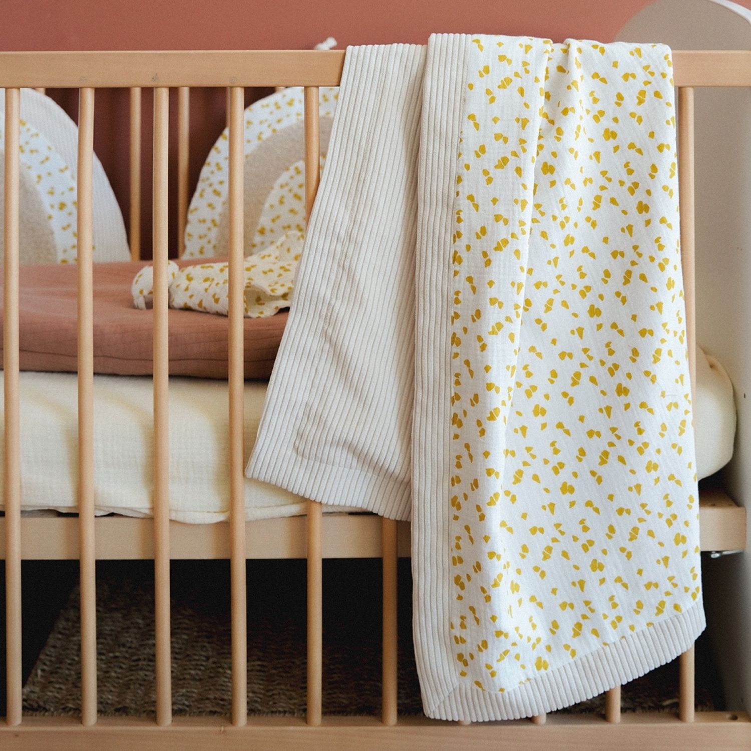 Domiva - Couverture double face Honey Moon (75 x 100 cm)