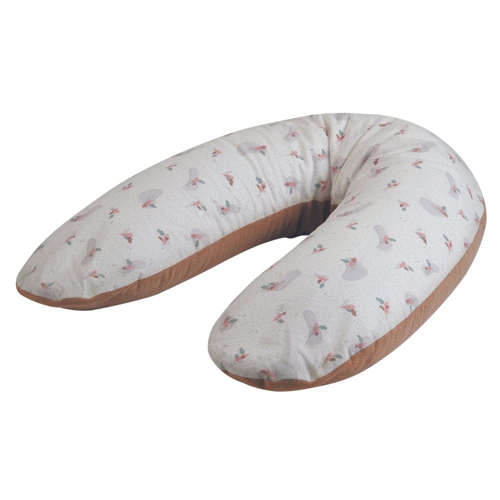 Coussin de grossesse éponge microfibre noisette (Tinéo) - Image 2