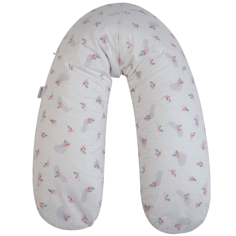 Coussin de grossesse éponge microfibre noisette (Tinéo) - Image 4