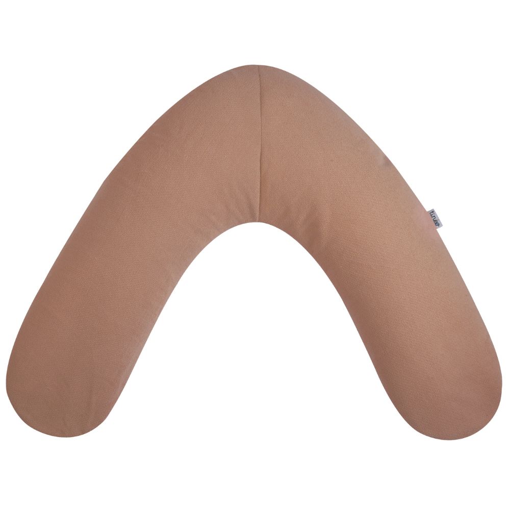 Coussin de grossesse éponge microfibre noisette (Tinéo) - Image 8