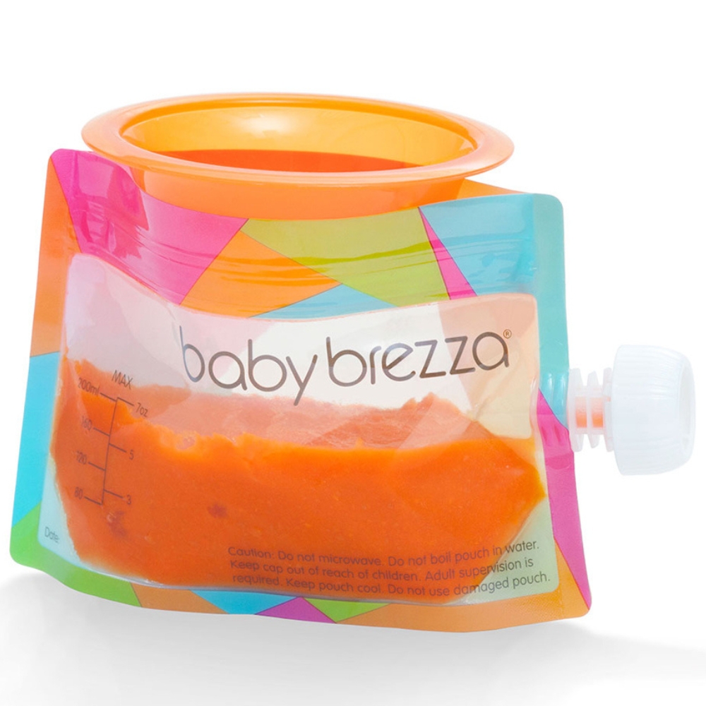Lot de 10 Gourdes réutilisables (200 ml) (babybrezza) - Image 3