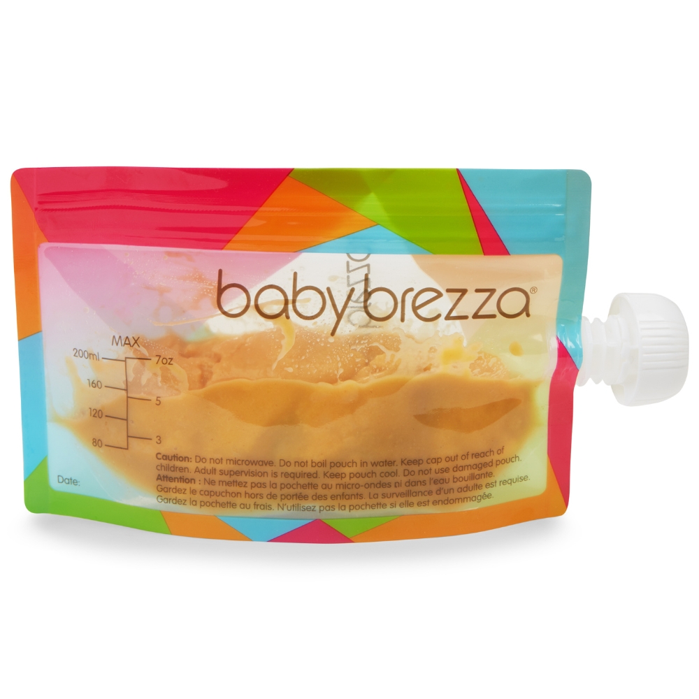 Lot de 10 Gourdes réutilisables (200 ml) (babybrezza) - Image 4