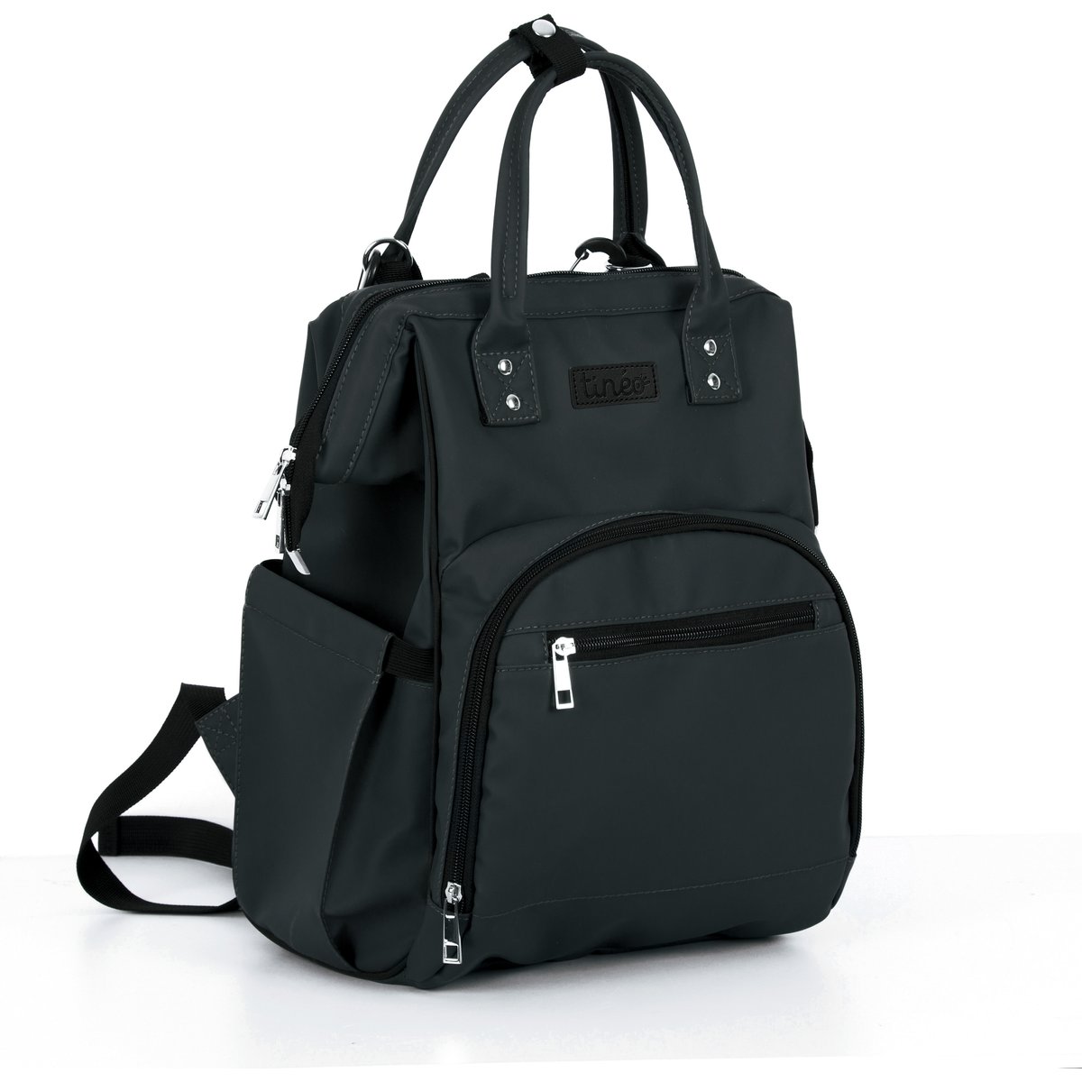 Sac à dos à langer noir (Tinéo) - Image 2