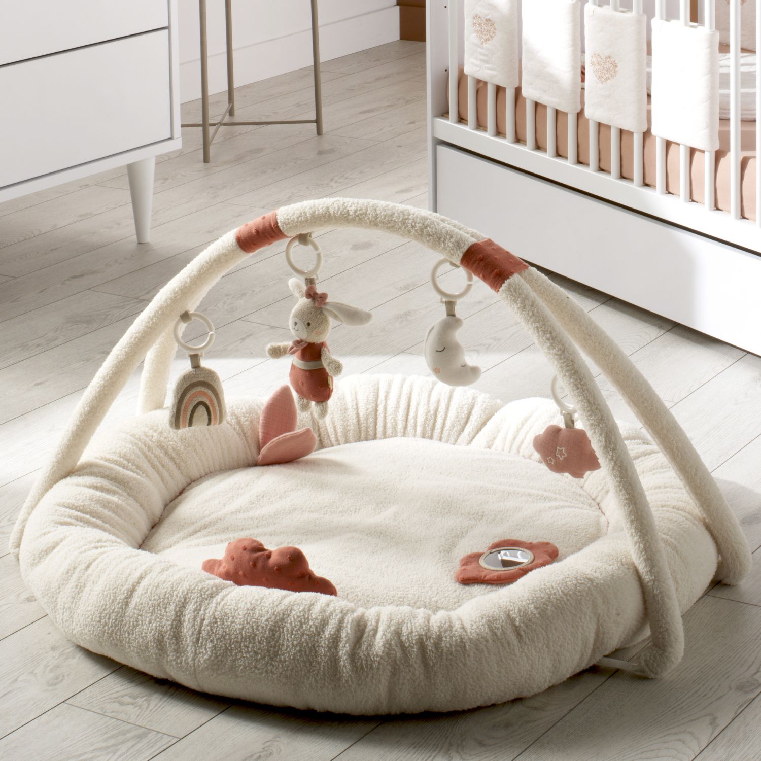 Sauthon - Tapis d'éveil avec arches Petit Cœur