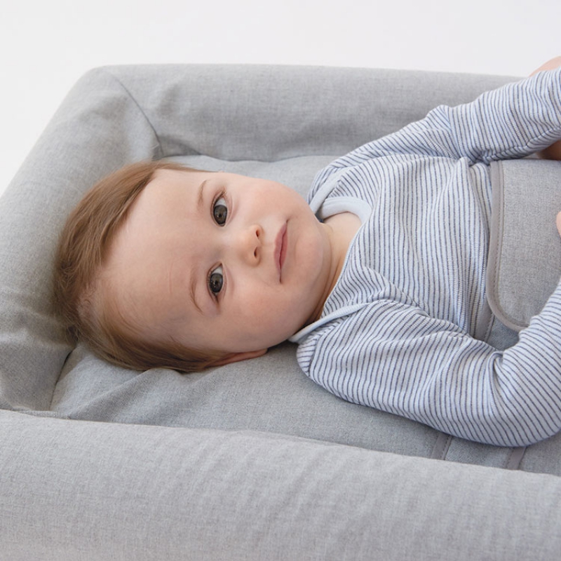 Matelas à langer Mat'Confort gris chiné (70 x 50 cm) (Candide) - Image 4