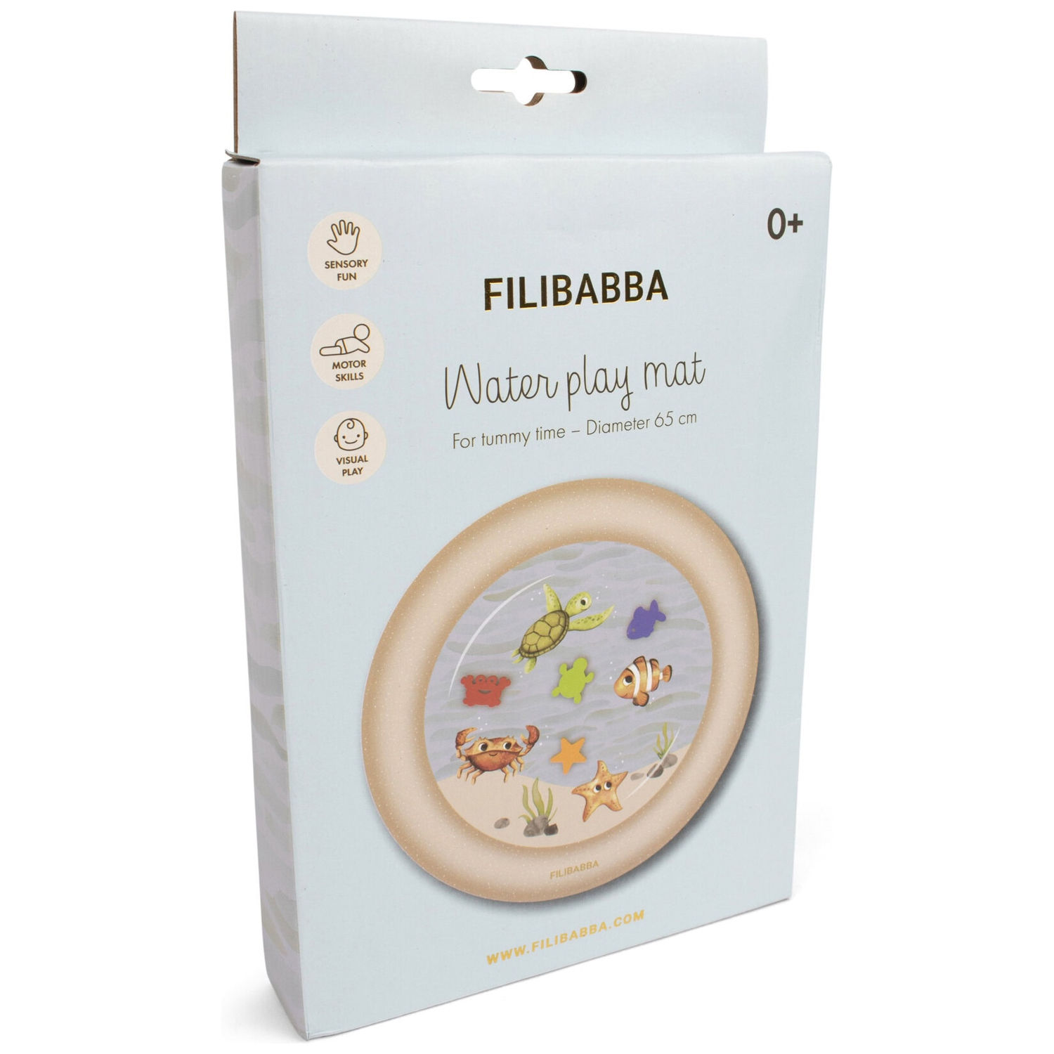 Tapis d'eau pour temps sur le ventre Amis de la mer (Filibabba) - Image 5