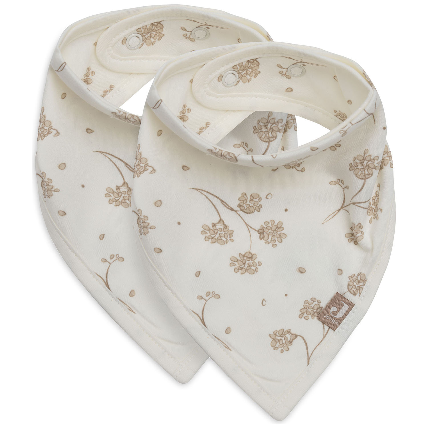 Jollein - Lot de 2 bavoirs bandana Leafy Dreams