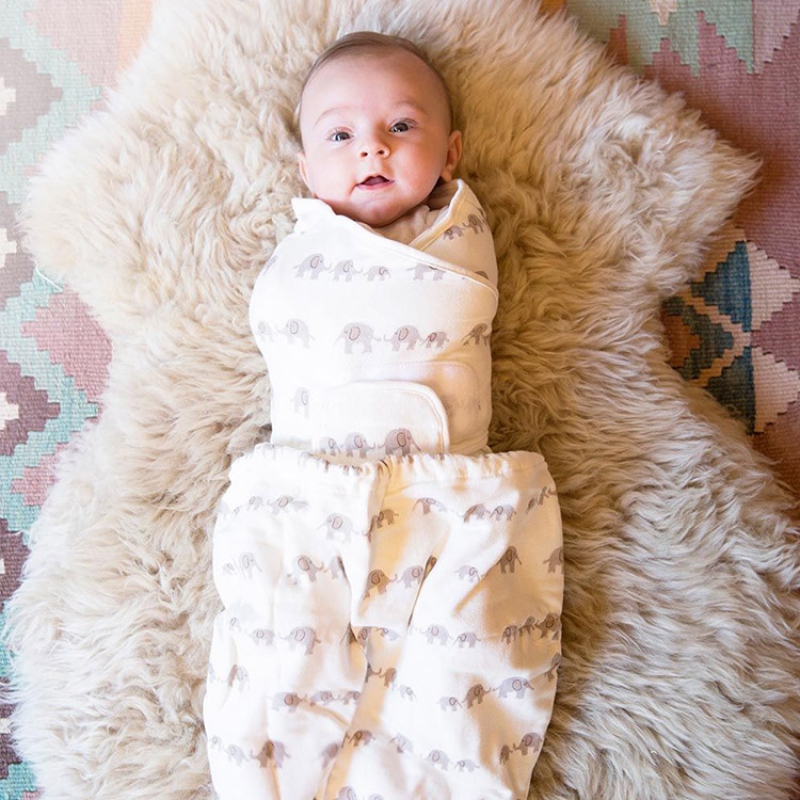 Couverture d'emmaillotage éléphant (Ergobaby) - Image 4