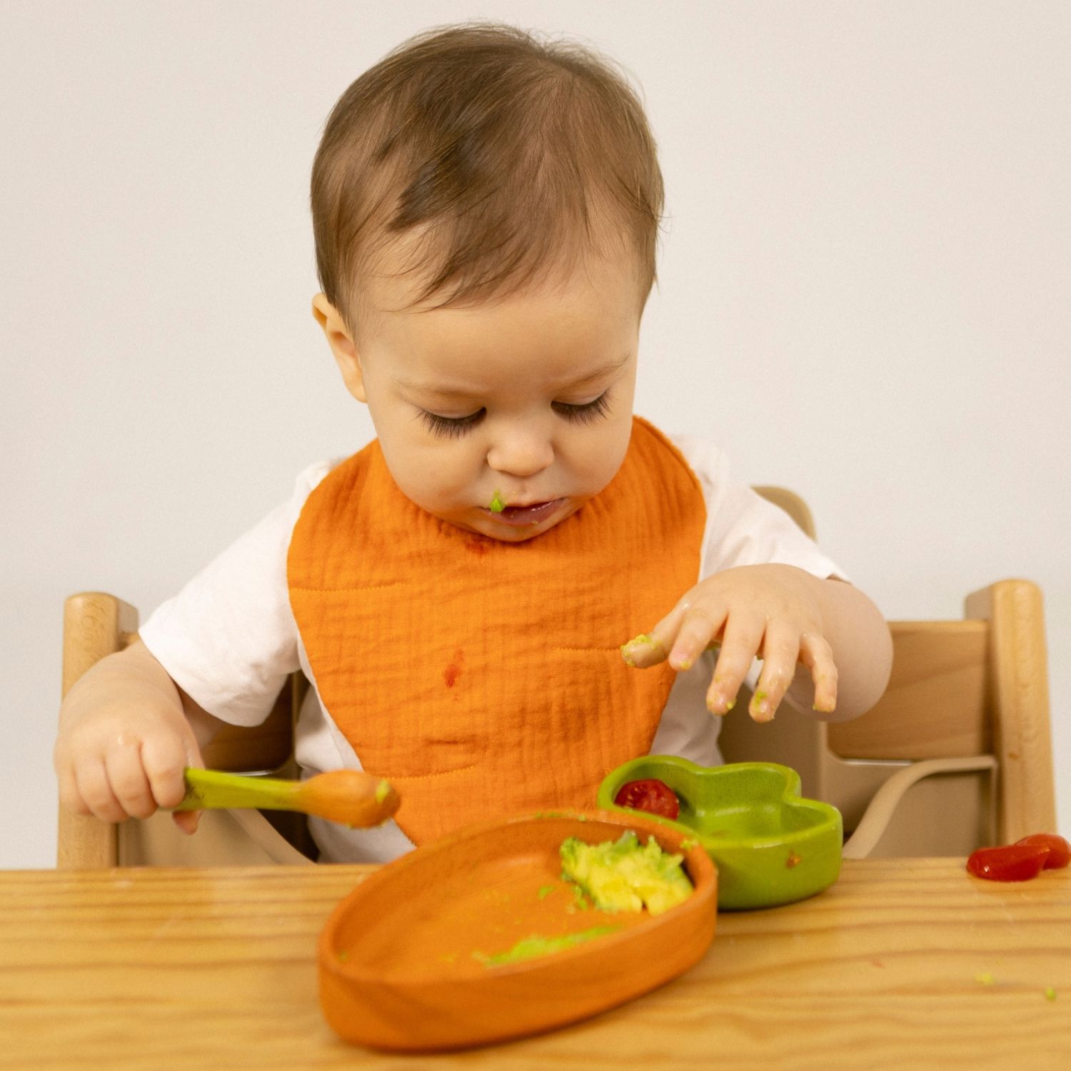 Set assiette et cuillère Cathy la carotte (Oli and Carol) - Image 1