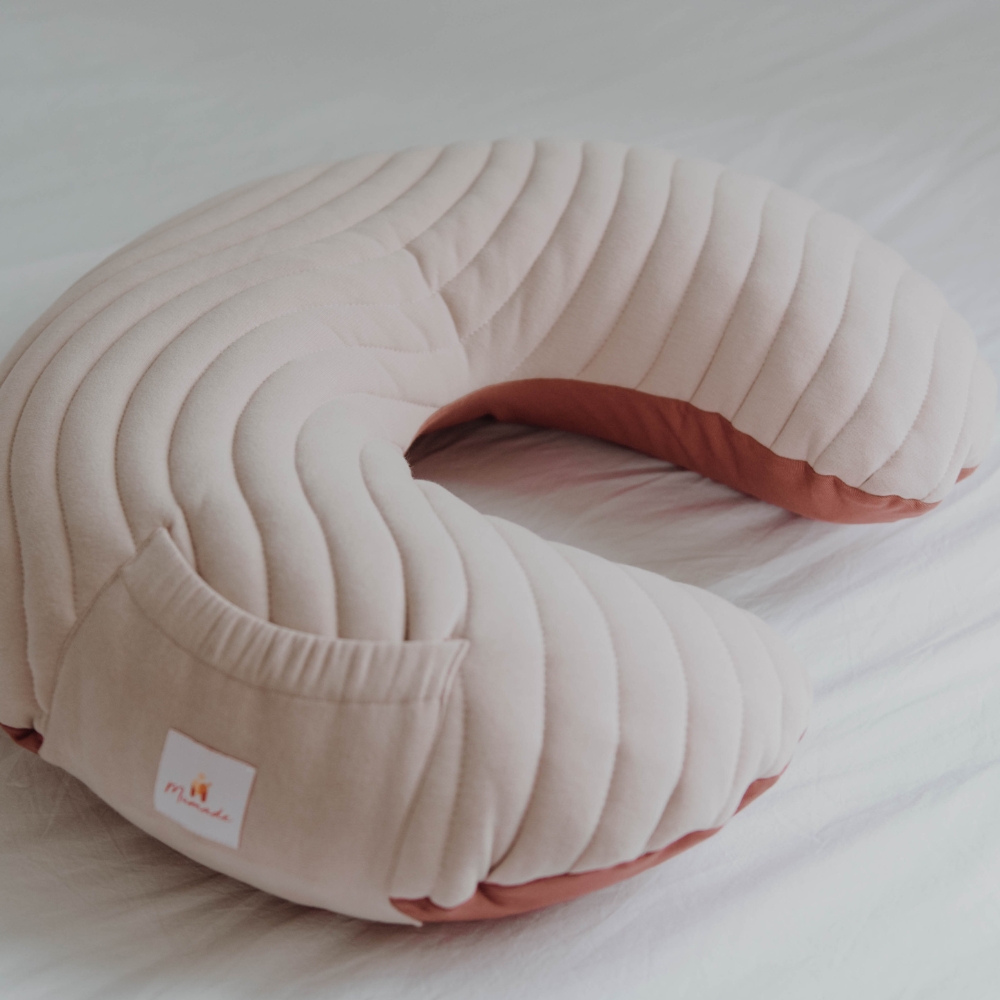 Coussin d'allaitement gonflable Liberty terracotta (Mumade) - Image 7