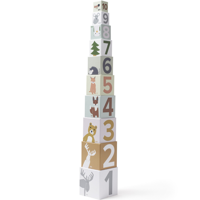 Cubes empilables Edvin (10 pièces) (Kid's Concept) - Image 8