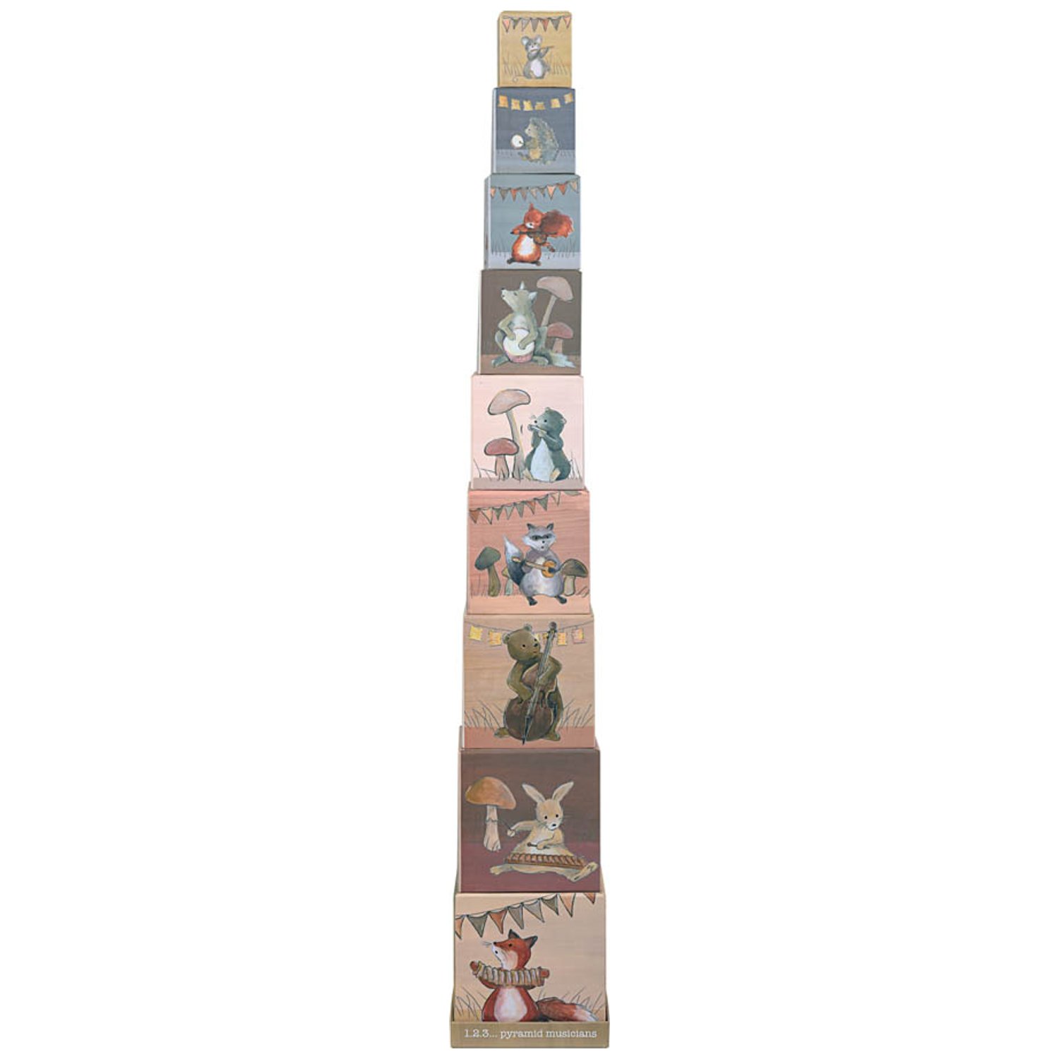 Cubes à empiler Musiciens