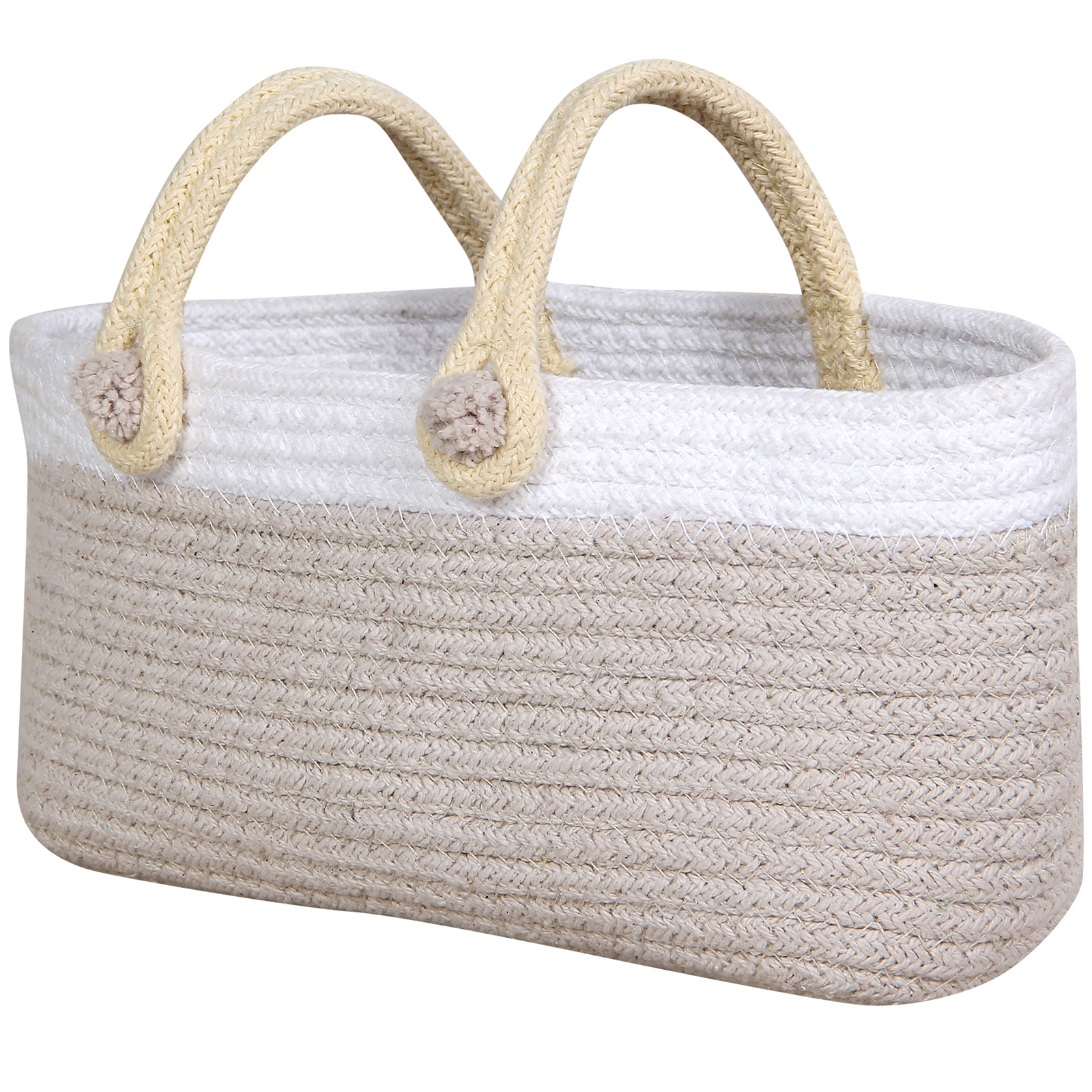 Panier de rangement Maria beige (10 x 25 x 12 cm) (Lorena Canals) - Couverture