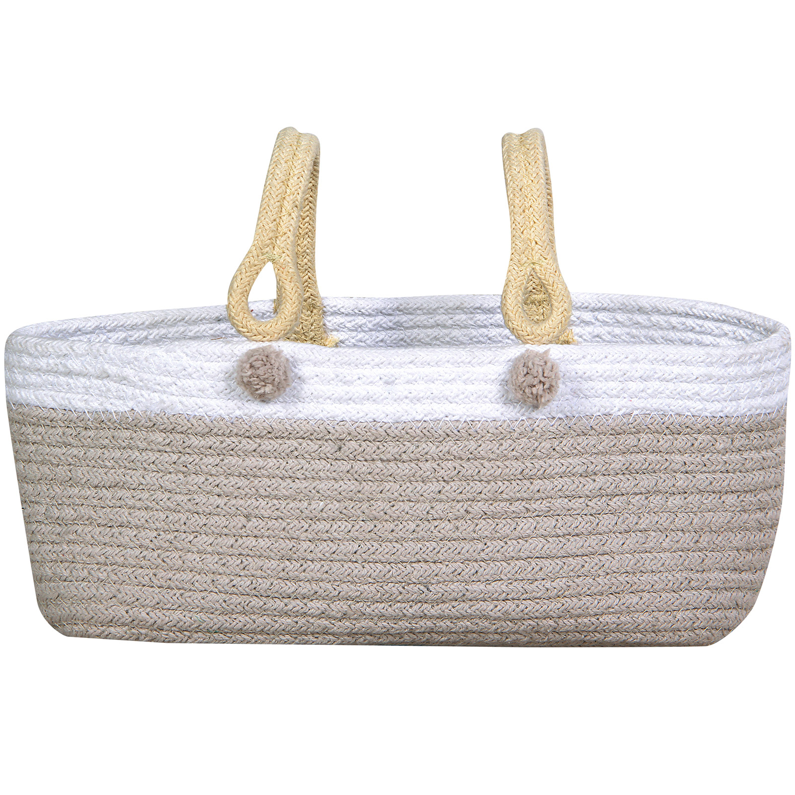 Panier de rangement Maria beige (10 x 25 x 12 cm) (Lorena Canals) - Image 4
