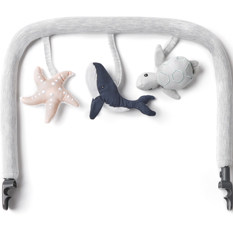 Arche de jeux pour transat Evolve 3 en 1 Ocean Wonders Grey (Ergobaby) - Image 1