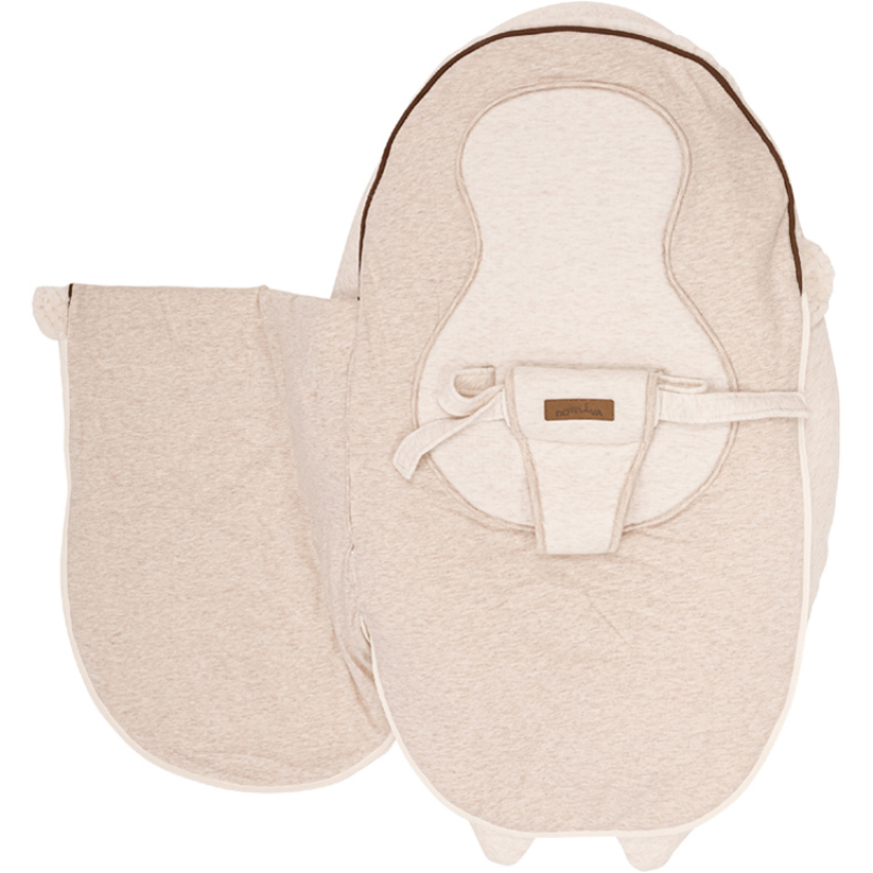 Coussin de grossesse et nid d'ange 2 en 1 Soft Nova beige (Domiva) - Image 5
