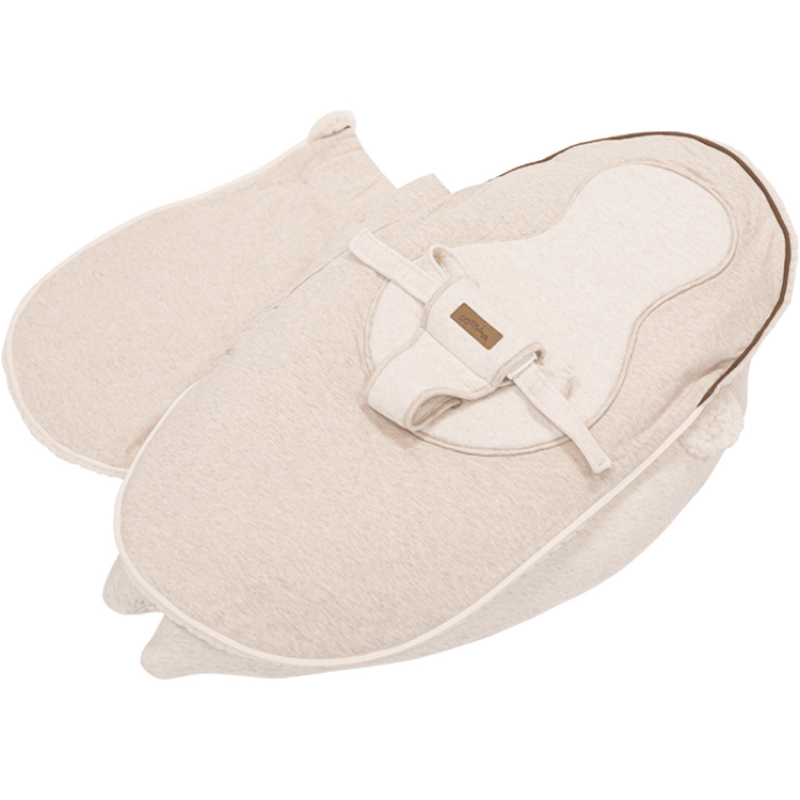 Coussin de grossesse et nid d'ange 2 en 1 Soft Nova beige (Domiva) - Image 6