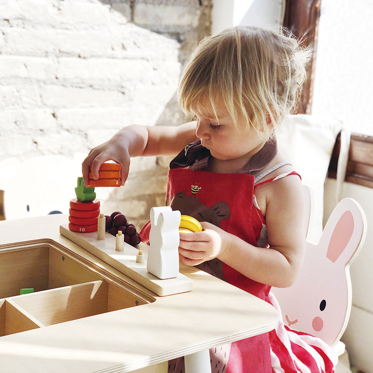 Chaise enfant lapin en bois (Tender Leaf) - Image 3