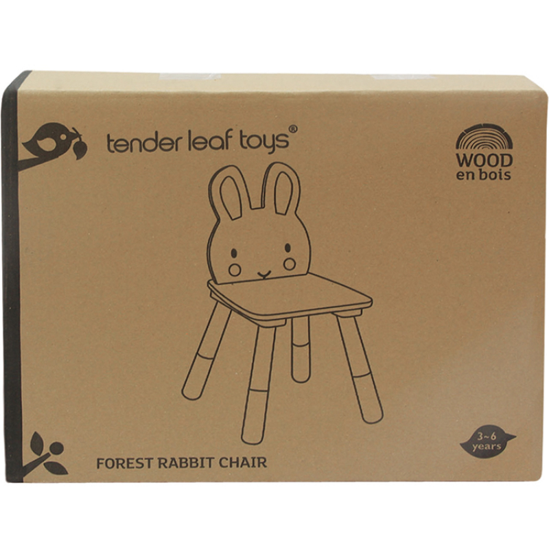 Chaise enfant lapin en bois (Tender Leaf) - Image 6