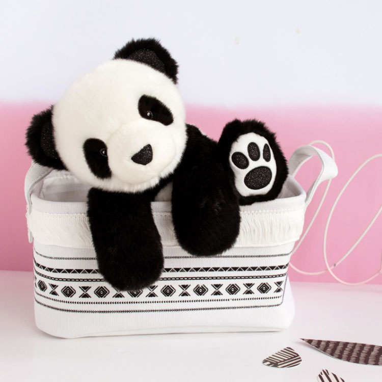 Peluche panda So Chic noir (25 cm) (Histoire d'Ours) - Image 1