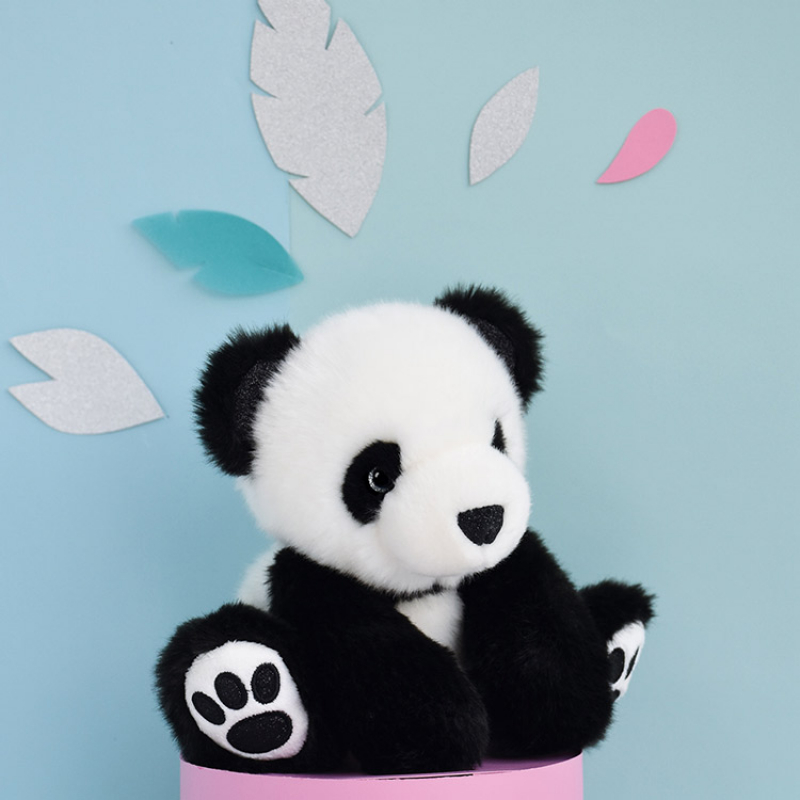 Peluche panda So Chic noir (25 cm) (Histoire d'Ours) - Image 3