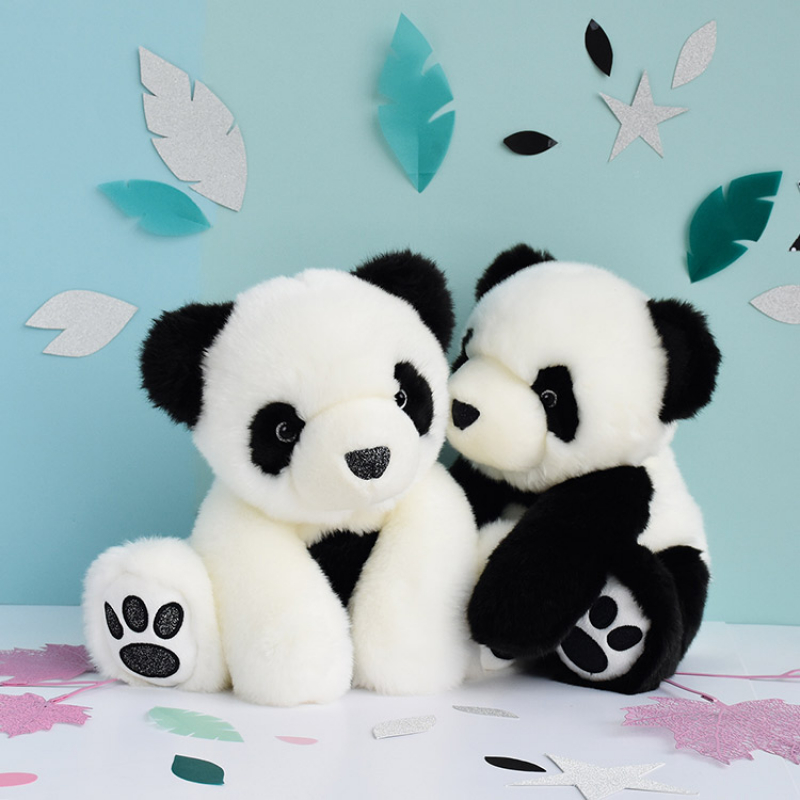 Peluche panda So Chic noir (25 cm) (Histoire d'Ours) - Image 5