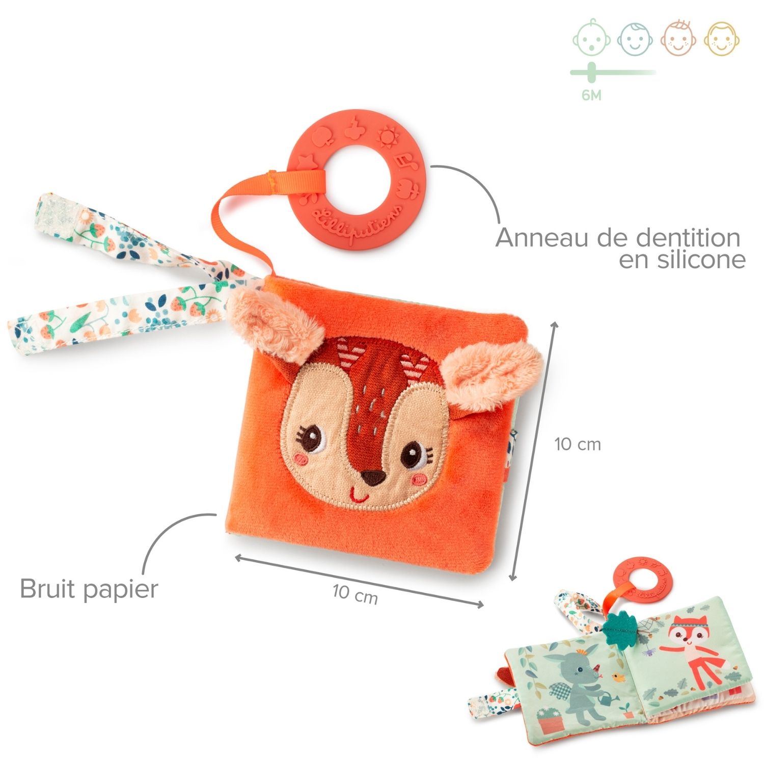 Livre bébé d'activités Stella (Lilliputiens) - Image 1