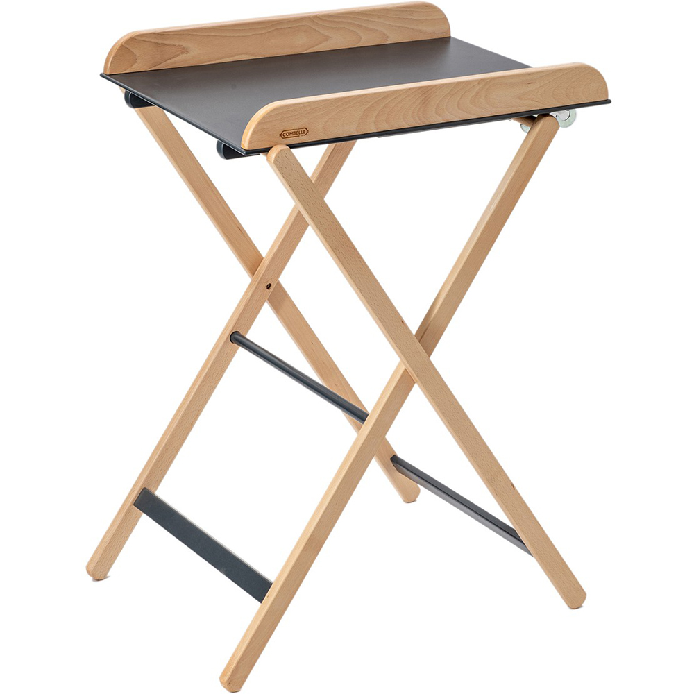 Table à langer pliante Jade bois massif hybride anthracite (Combelle) - Image 7